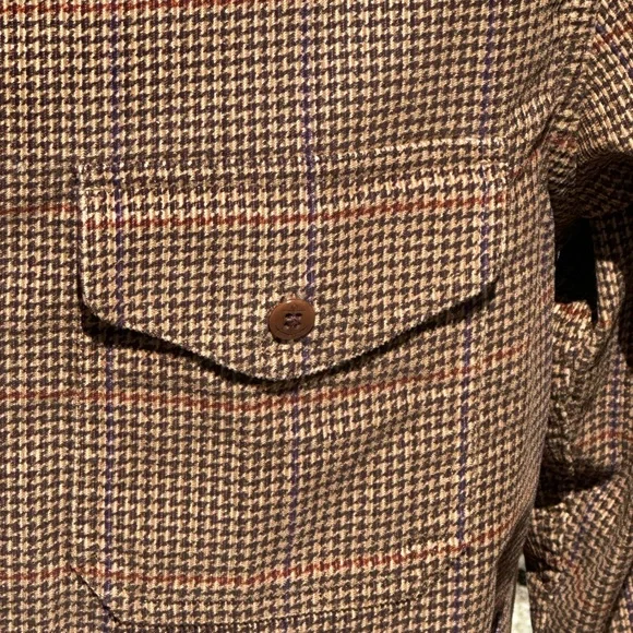 J. Crew Men’s Brown Houndstooth Shacket - NWT - M - - Picture 7 of 14